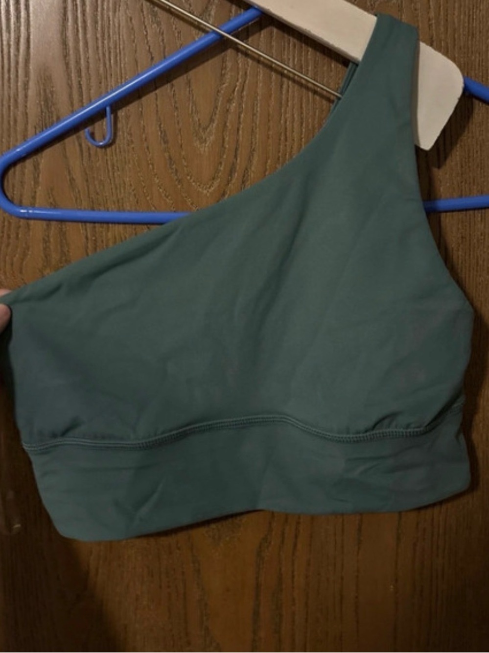 lululemon athletica One-Shoulder Bralette in Teal size 8